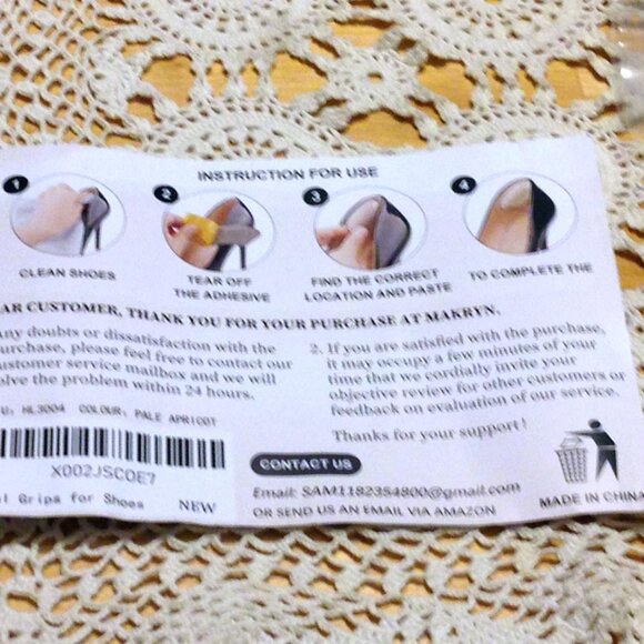 Sheepskin heel liners / heel grips / heel protectors - Picture 3 of 6